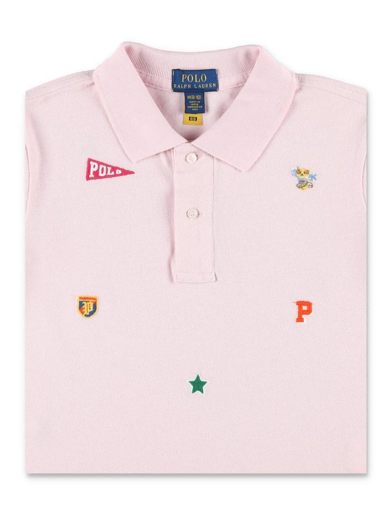 商品Ralph Lauren|Long Sleeves Horses Polo Shirt,价格¥734,第3张图片详细描述