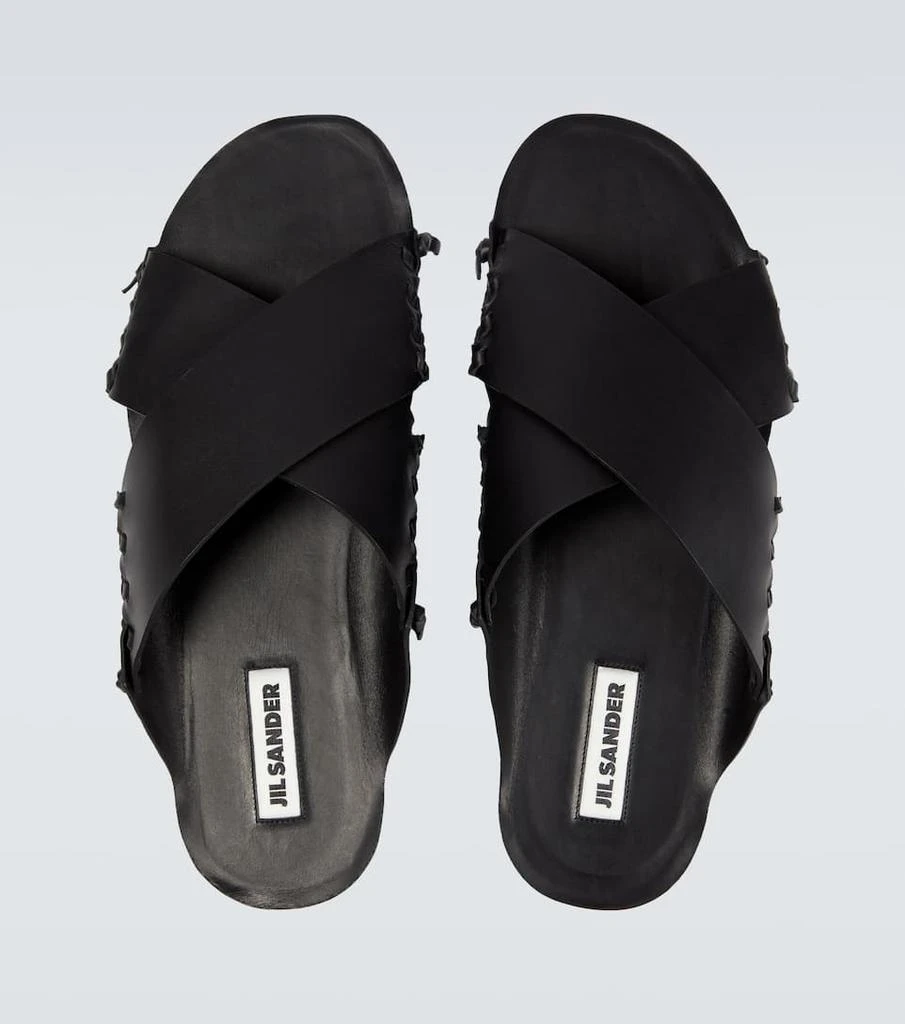 商品Jil Sander|Leather strap sandals,价格¥2420,第4张图片详细描述