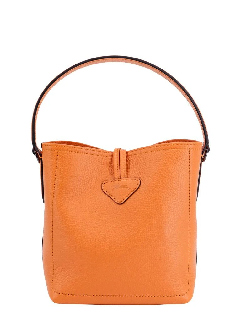 商品Longchamp|Leather bucket bag with Metal Bamboo closure,价格¥3004,第2张�图片详细描述