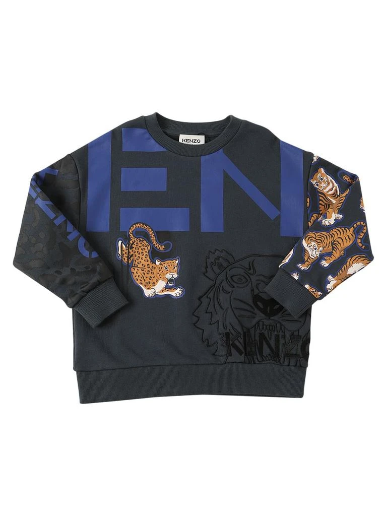 商品Kenzo|Printed Organic Cotton Sweatshirt,价格¥852,第1张图片