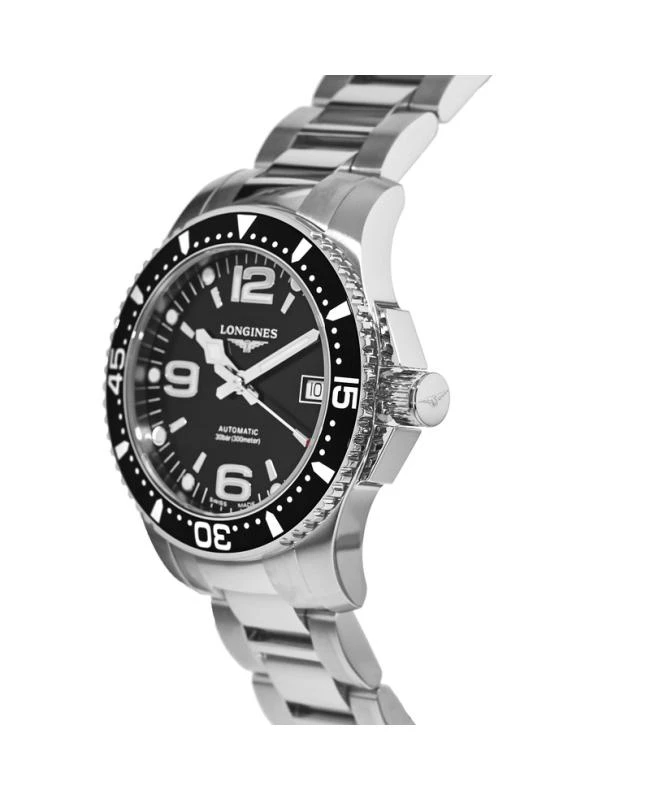 商品Longines|Longines HydroConquest Automatic 39mm Black Dial Steel  Men's Watch L3.741.4.56.6,价格¥7195,第3张图片详细描述