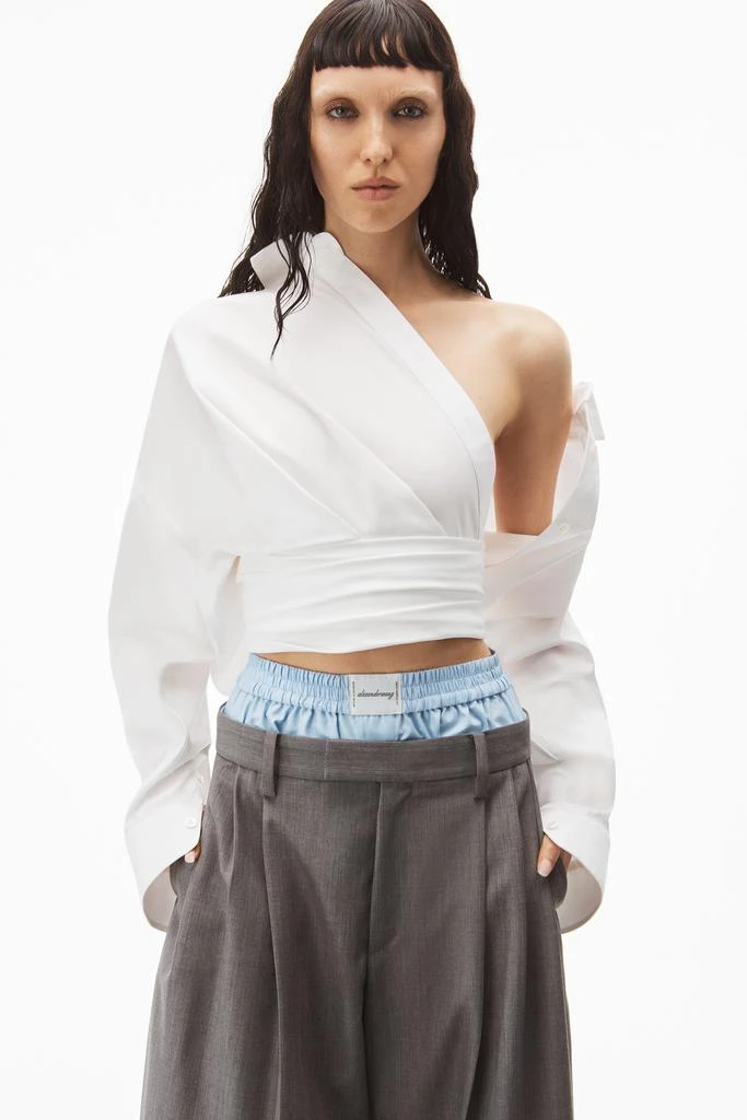 商品Alexander Wang|Layered Tailored Culotte In Wool Blend,价格¥2870,第5张图片详细描述