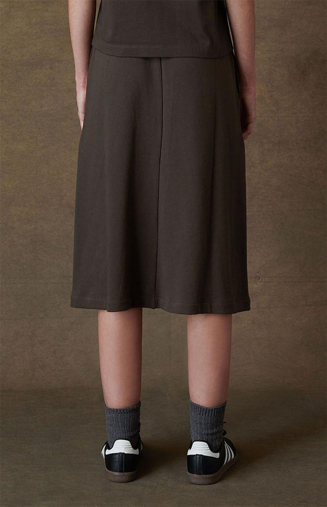 Women's Off Black Midi Skirt商品第4张图片规格展示