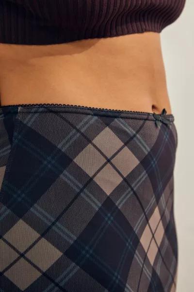 UO Classic Check Mesh Midi Skirt商品第2张图片规格展示