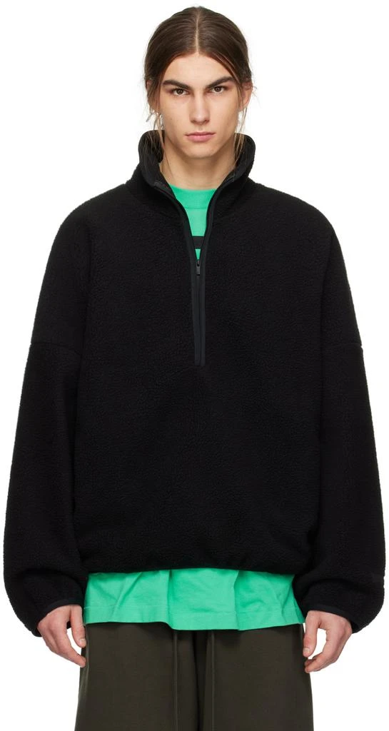商品Essentials|Black Mock Neck Sweatshirt,价格¥1479,第1张图片