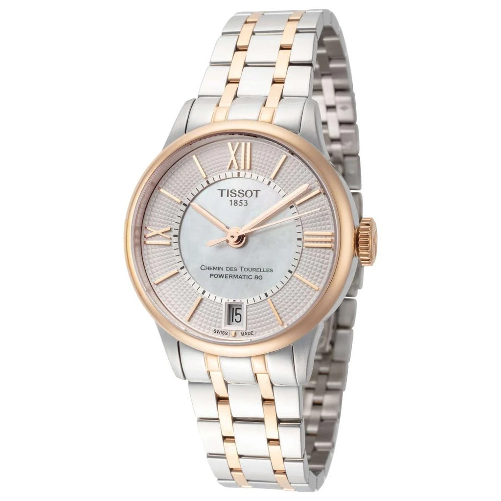 商品Tissot|T-Classic系列女款机械腕表 32mm T099.207.22.118.02,价格¥2276,第1张图片