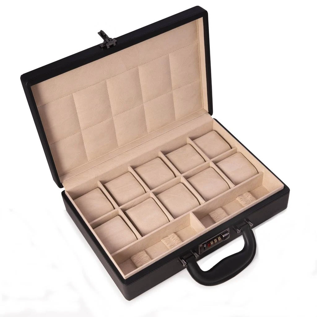 商品Bey Berk|Alfred Leather Watch Box Briefcase,价格¥1284,第4张图片详细描述