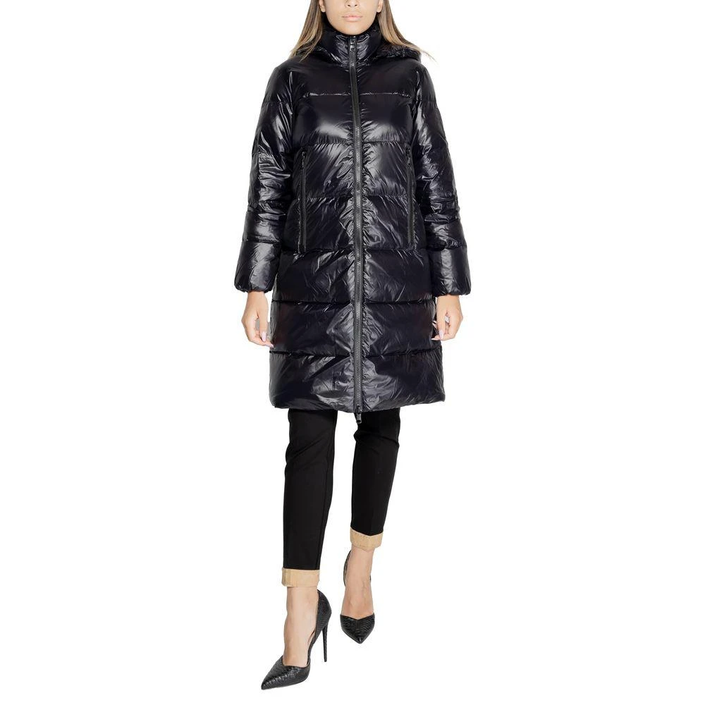 商品Armani Exchange|Armani Exchange Black Polyamide Jackets & Coat,价格¥3351,第1张图片