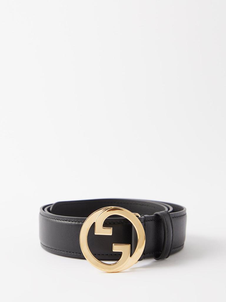 商品Gucci|New Blondie GG-logo leather belt,价格¥2860,第1张图片