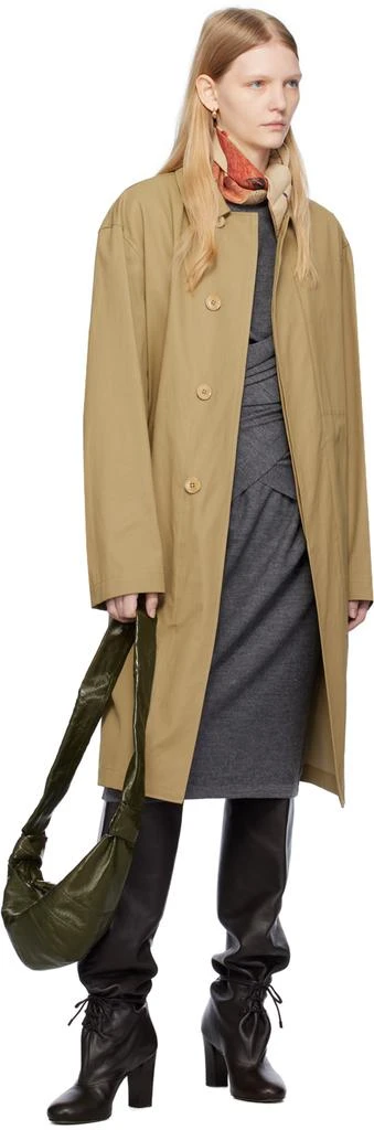 商品Lemaire|SSENSE Exclusive Tan Coat,价格¥7995,第4张��图片详细描述