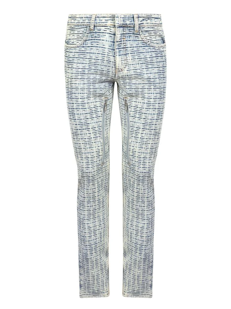 商品Givenchy|GIVENCHY SKINNY JEANS IN BLEACHED DENIM WITH 4G MOTIF BY GIVENCHY. ORIGINAL AND EXCLUSIVE.,价格¥8168,第1张图片
