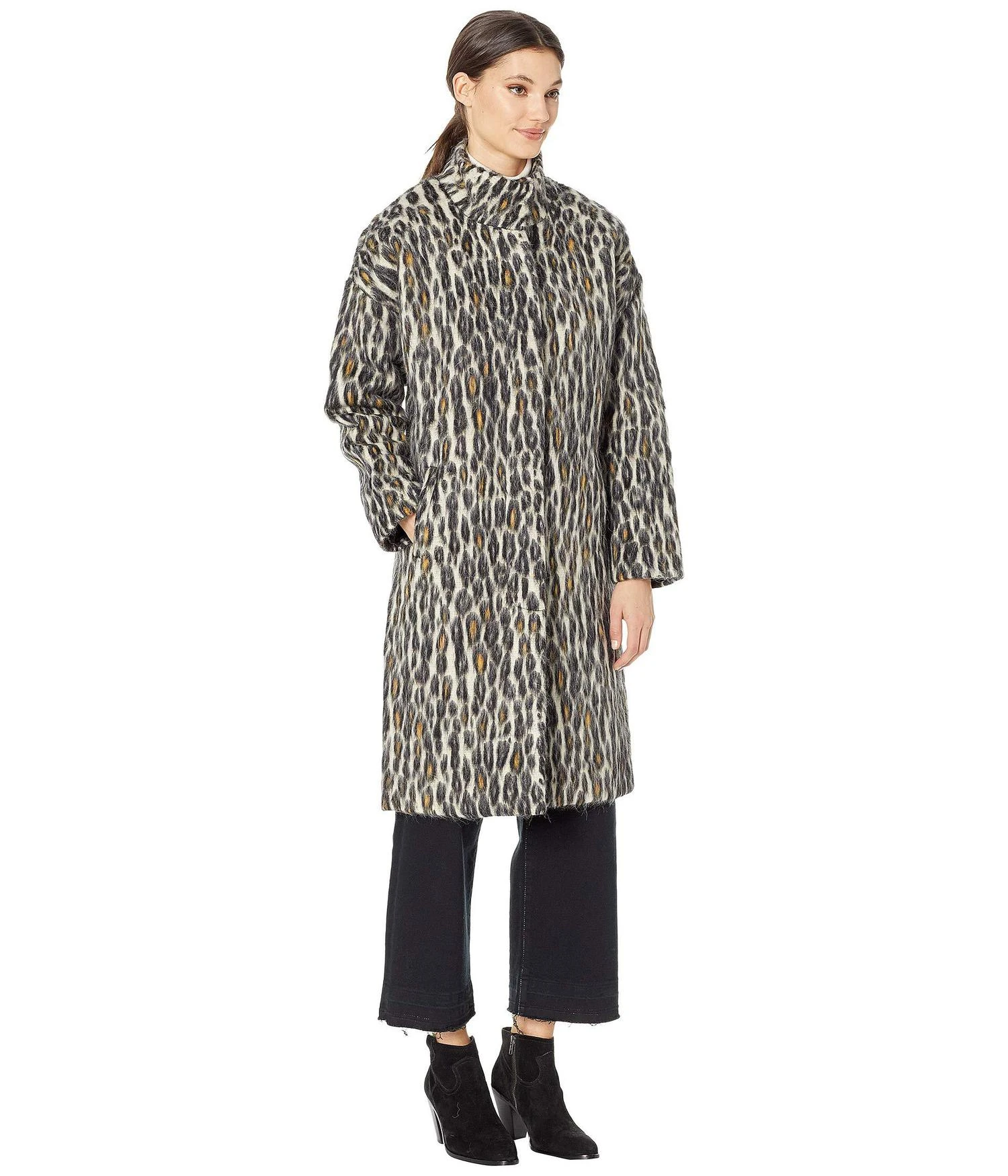 商品Juicy Couture|Hard Woven Boulevard Leopard Coat,价格¥1561,第4张图片详细描述