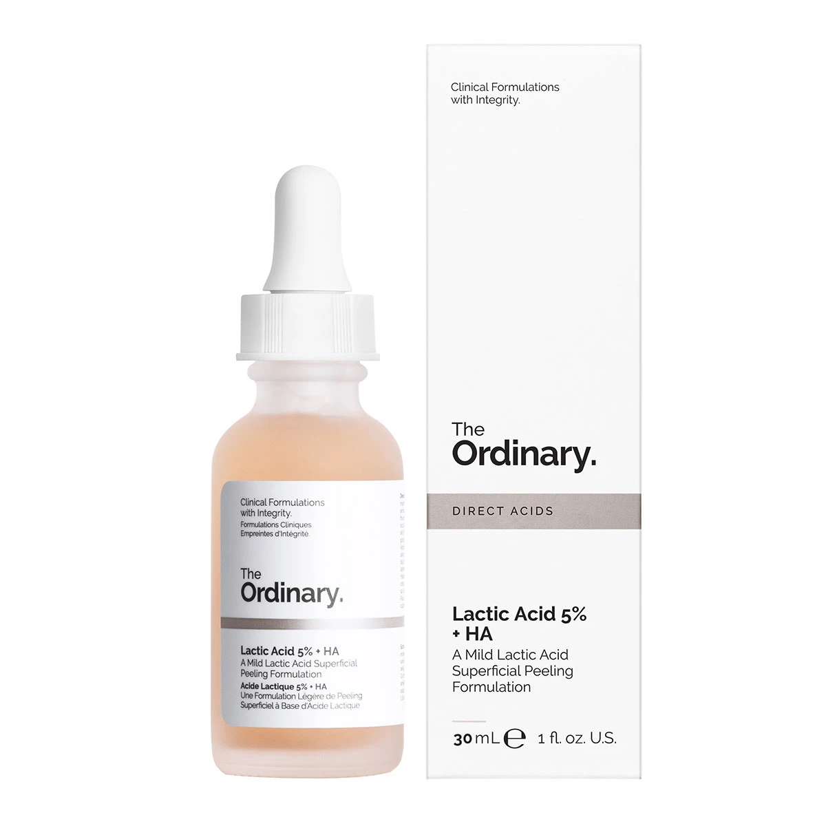 The Ordinary 5%乳酸 + 2%透明质酸精华 30ml 去角质 商品