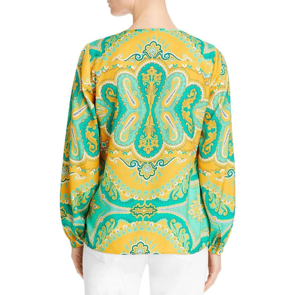 商品Kobi Halperin|Kobi Halperin Womens Lou Paisley Print Tie Neck Blouse,价格¥638,第2张图片详细描述