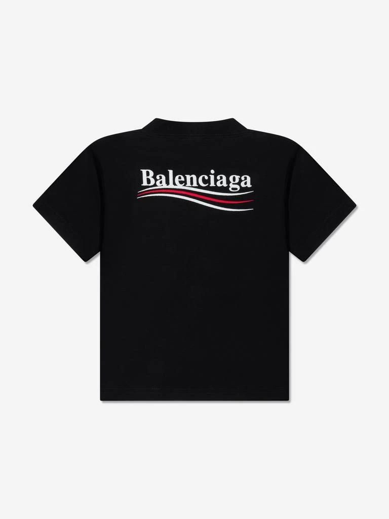 商品Balenciaga|Kids Political Logo T-Shirt,价格¥1648,第2张图片详细描述