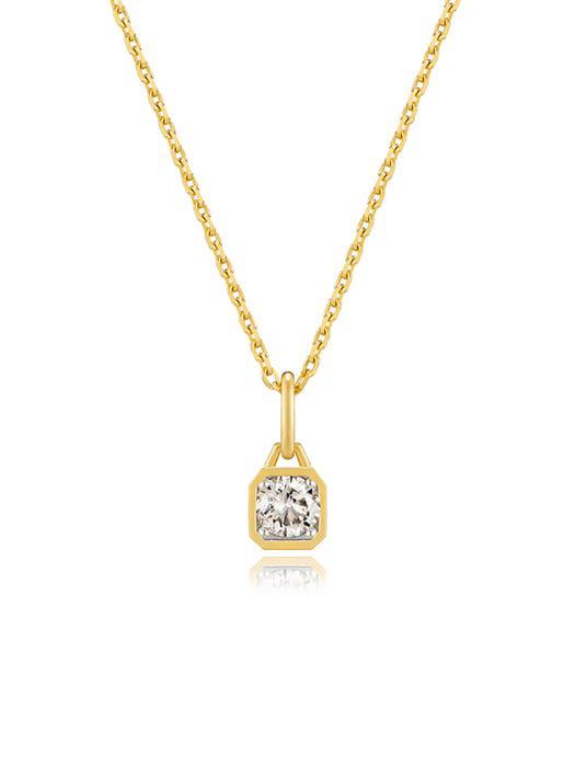 Errite 0.1ct Diamond Necklace - Gold商品第1张图片规格展示