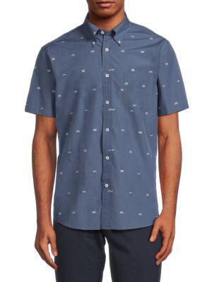 商品Brooks Brothers|Print Button Down Collar Shirt,价格¥413,第1张图片