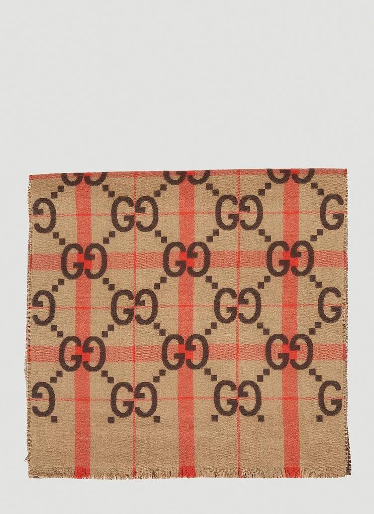 商品Gucci|GG Check Scarf,价格¥1727,第1张图片