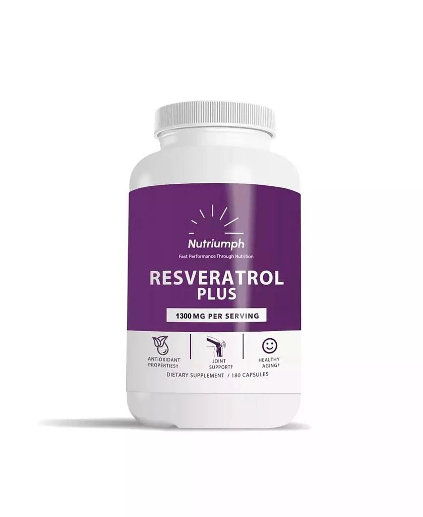 商品Nutriumph|Resveratrol - Anti-Aging & Joint Support Supplement | 180 capsules - 90 day supply,价格¥201,第1张图片