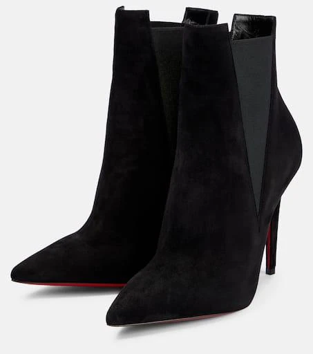 商品Christian Louboutin|Astribooty 100绒面革及踝靴,价格¥10897,第5张图片详细描述
