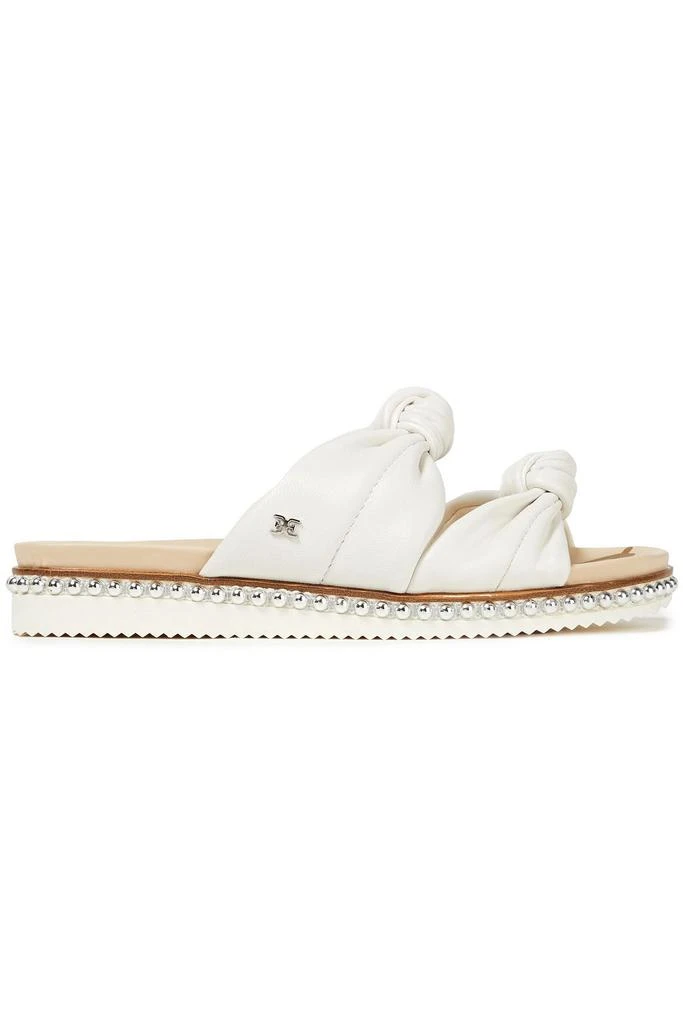 商品Sam Edelman|Alyse studded knotted leather slides,价格¥291,第1张图片