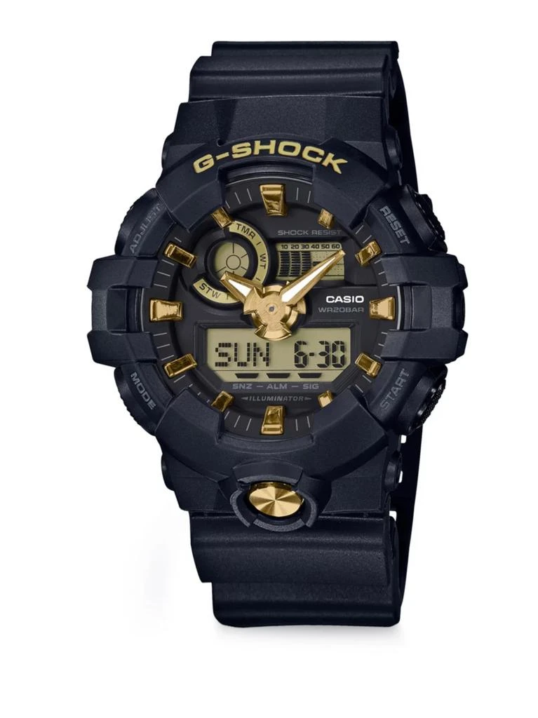 商品G-Shock|GA710 Analog and Digital Strap Watch,价格¥974,第1张图片