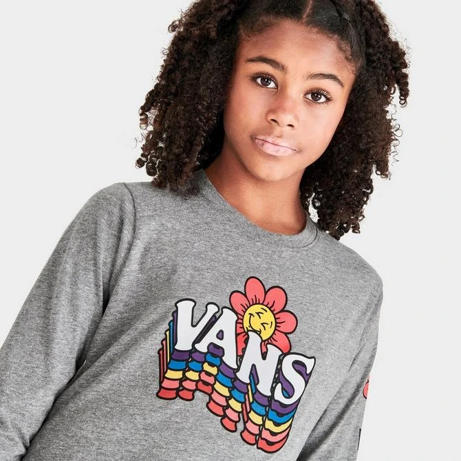 Girls' Vans Smile Repeater Shorty Long-Sleeve T-Shirt 商品