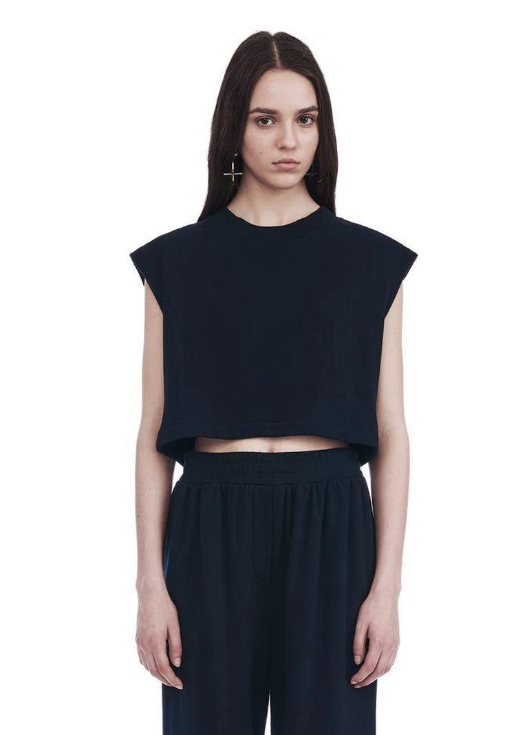 商品Alexander Wang|TIE-BACK SLEEVELESS SWEATSHIRT,价格¥1017,第2张图片详细描述