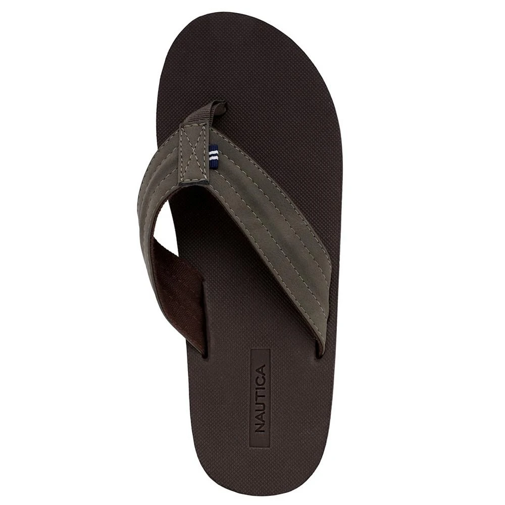 商品Nautica|Men's Clarkson 6 Thong Slide Flip Flops,价格¥239,第4张图片详细描述