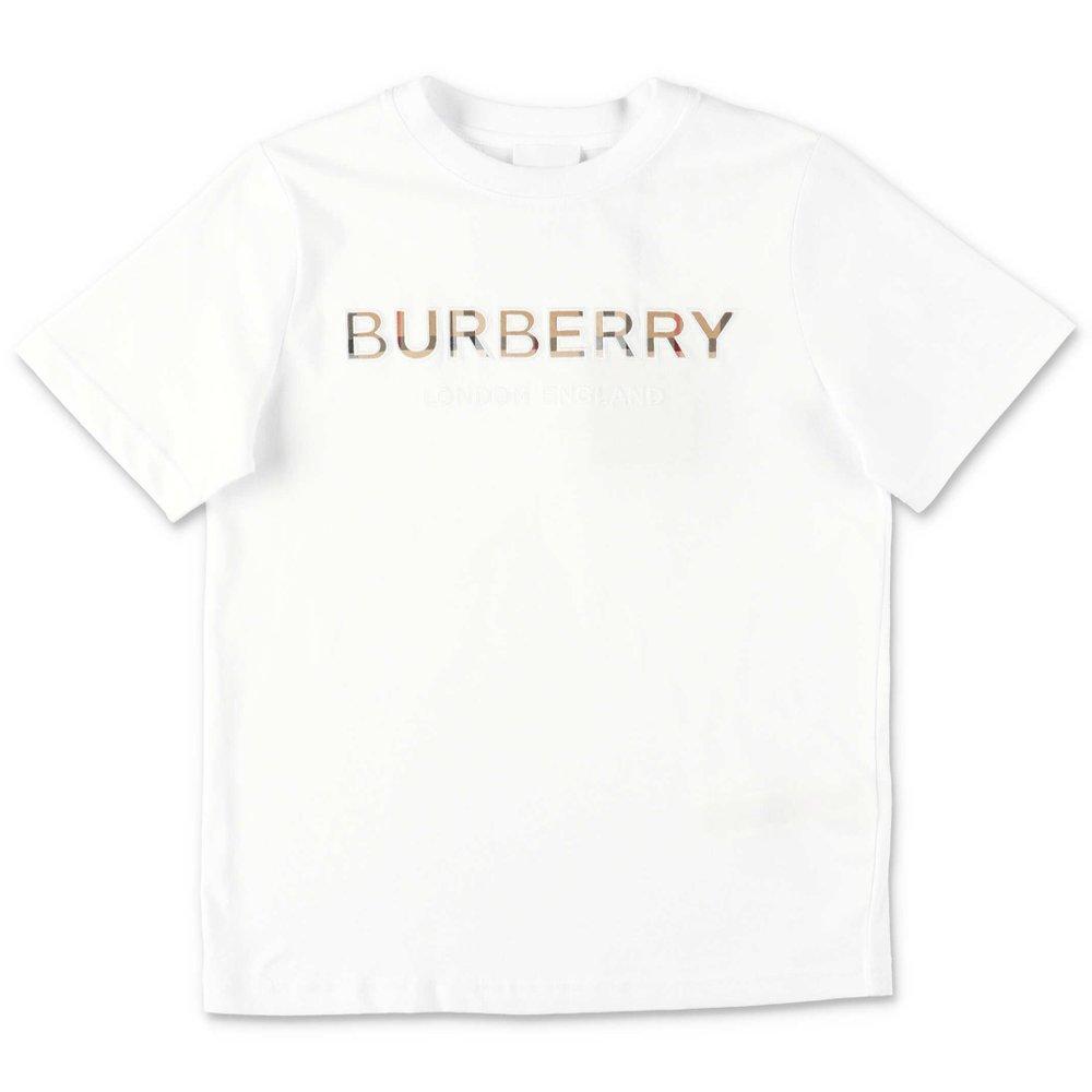 商品Burberry|Burberry Kids Logo Print T-Shirt,价格¥1190,第1张图片