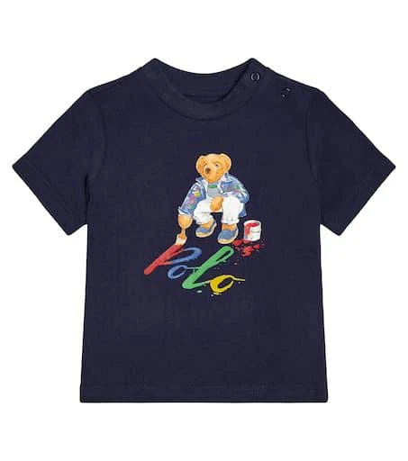 商品Ralph Lauren|Baby Polo Bear cotton jersey T-shirt,价格¥507,第1张图片