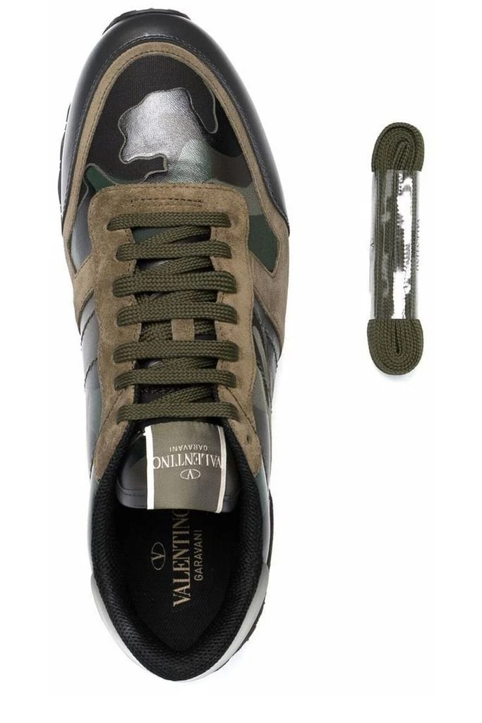 商品Valentino|Valentino Garavani Rockrunner Lace-Up Sneakers,价格¥4730,第4张图片详细描述