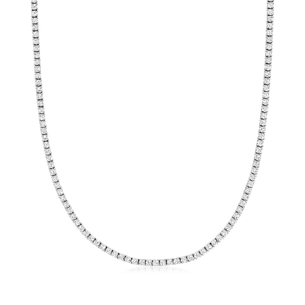 商品Ross-Simons|Ross-Simons Diamond Tennis Necklace in 14kt White Gold,价格¥27794,第1张图片