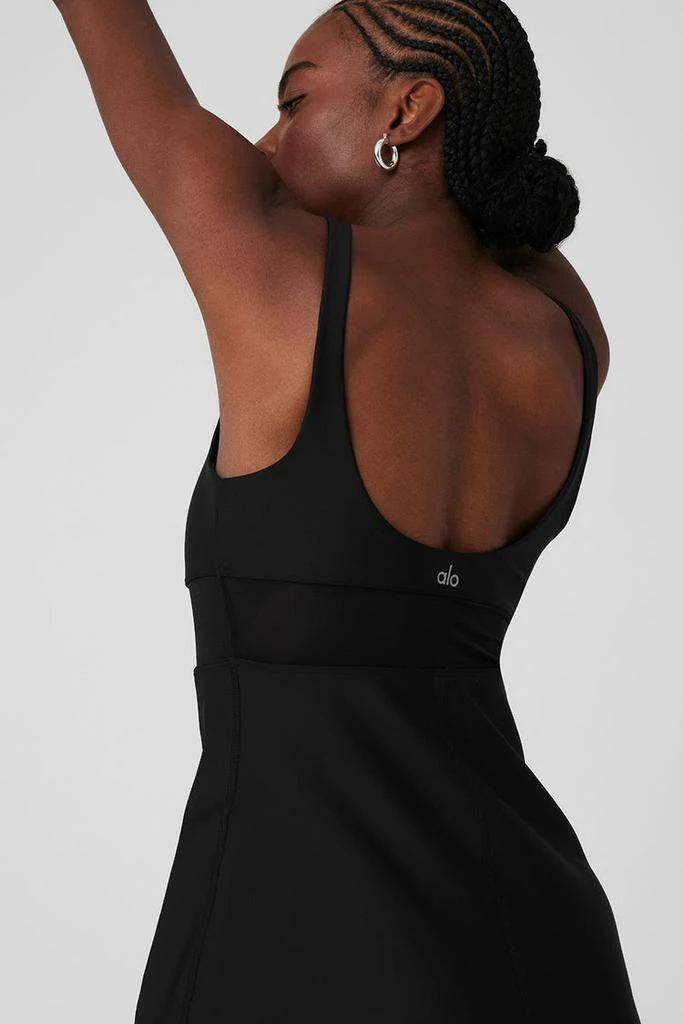 商品Alo|Airlift Double Trouble Tennis Dress - Black,价格¥857,第4张图片详细描述