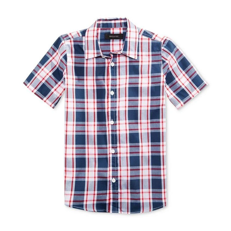 商品Ring of Fire|Plaid Shirt, Big Boys (8-20), Created for Macy's,价格¥66,第1张图片