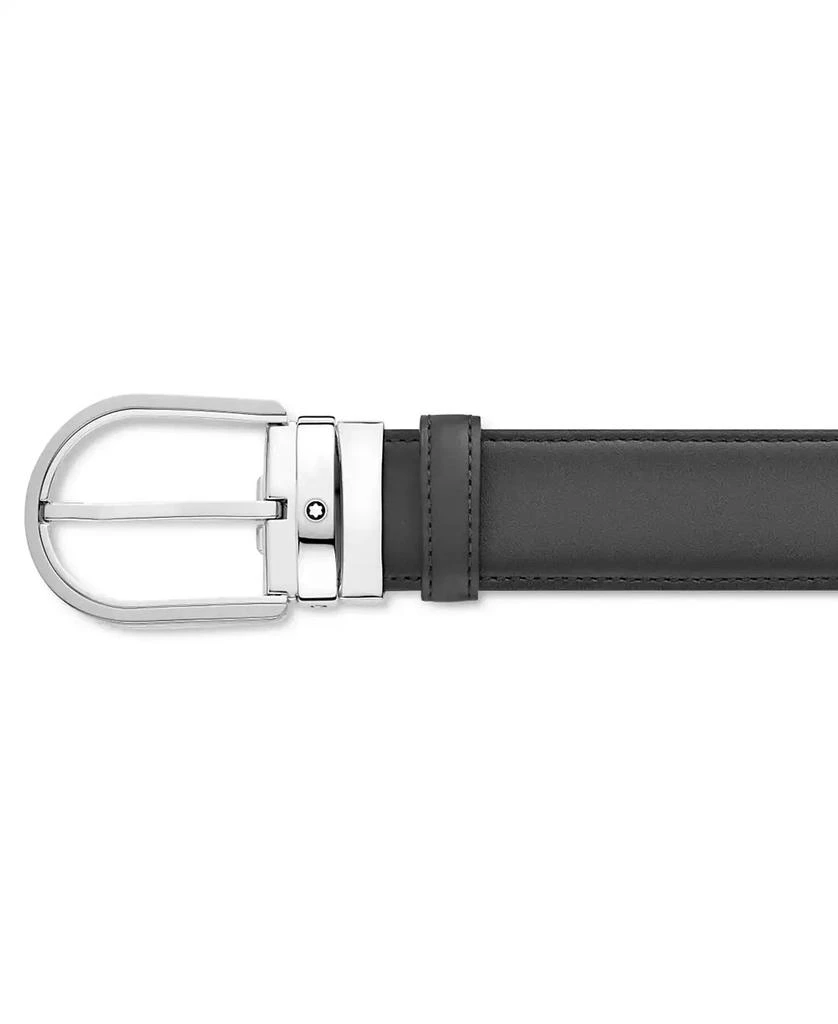 商品MontBlanc|Horseshoe Leather Belt,价格¥3778,第1张图片