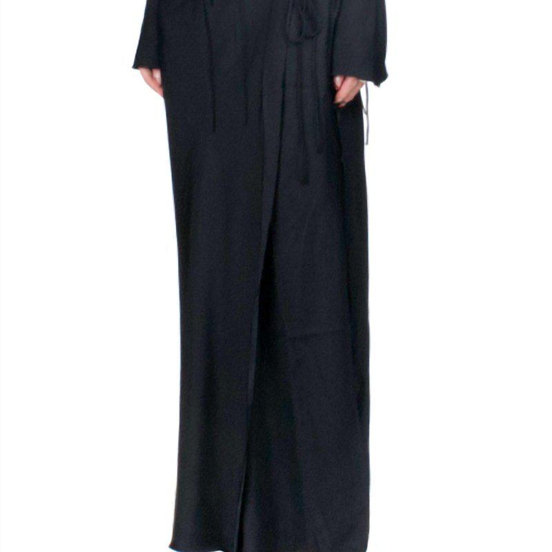 emery long sleeve tie maxi dress Emery Long Sleeve Tie Maxi Dress