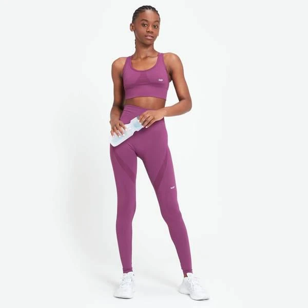 商品Myprotein|MP Women's Tempo Seamless Sports Bra - Purple,价格¥174,第3张图片详细描述