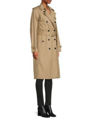 商品Valentino|Rockstud Belted Trench Coat,价格¥8022,第3张图片详细描述