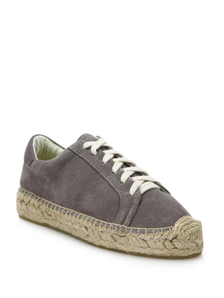 商品Soludos|Canvas Lace-Up Espadrille Platform Sneakers,价格¥478,第1张图片