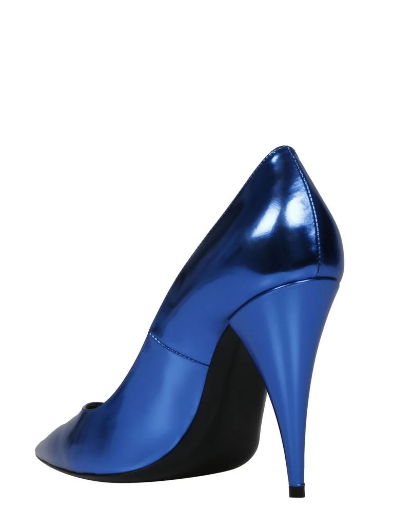 商品Yves Saint Laurent|Saint l au rent women's blue leather pumps,价格¥3786,第3张图片详细描述