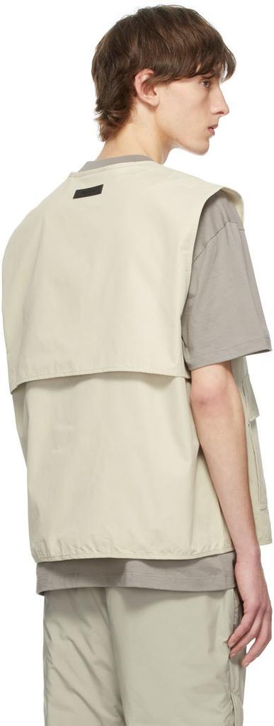 商品Essentials|Beige Cotton Vest,价格¥894,第5张图片详细描述