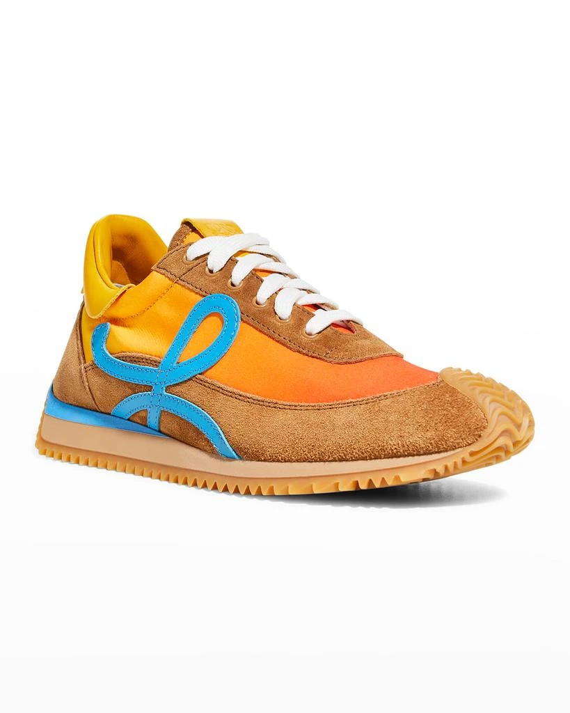 商品Loewe|Flow Colorblock Retro Runner Sneakers,价格¥2988,第2张图片详细描述