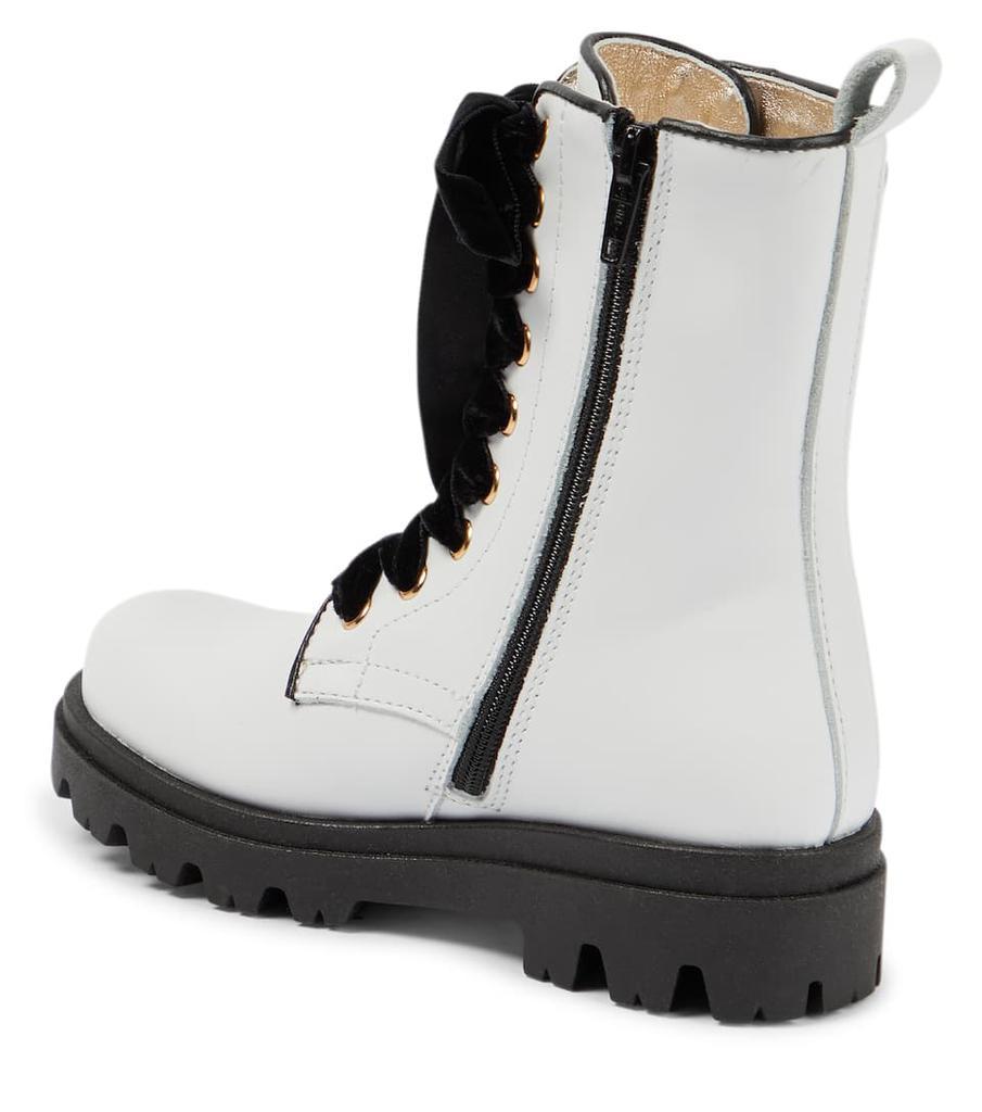 商品MONNALISA|Leather boots,价格¥2026,第5张图片详细描述