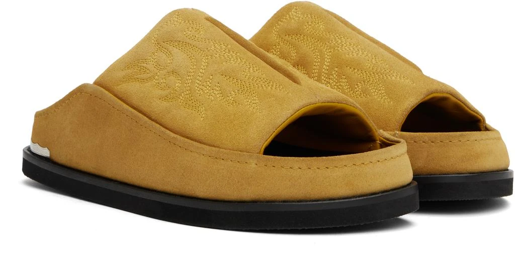 商品Toga Virilis|Tan Embroidered Sandals,价格¥2631,第4张图片详细描述