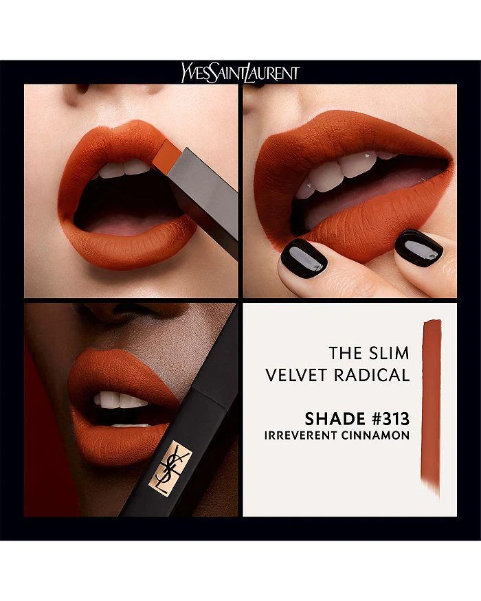 商品Yves Saint Laurent|The Slim Velvet Radical Matte Lipstick,价格¥338,第2张图片详细描述