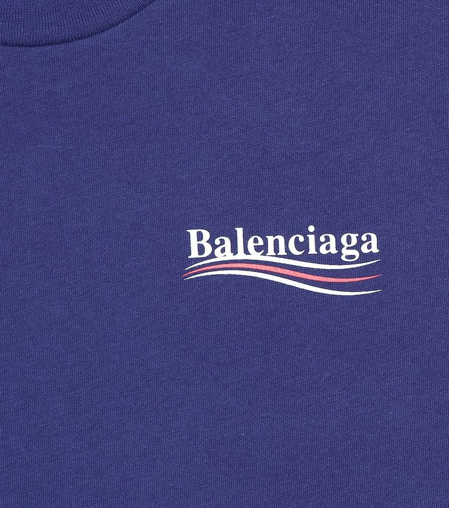 商品Balenciaga|Logo cotton T-shirt,价格¥1444,第3张图片详细描述