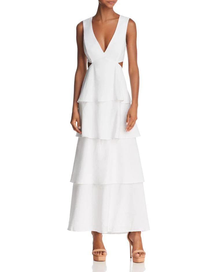 商品Bardot|Cutout Tiered Maxi Dress,价格¥896,第1张图片