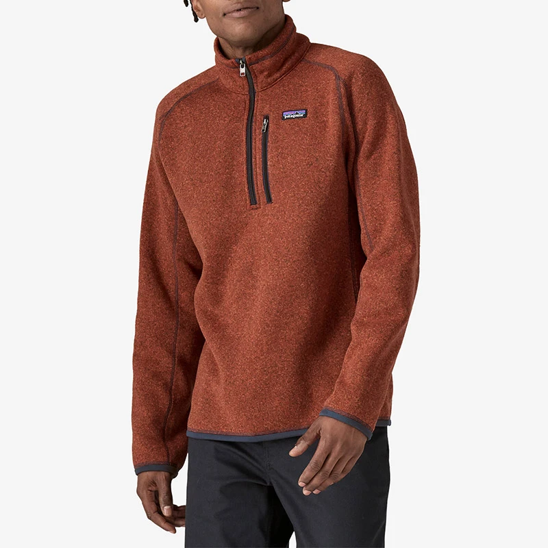 patagonia巴塔哥尼亚 Better Sweater 纯色贴标半开拉链夹克外套 男款 商品