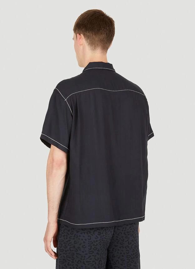 商品STUSSY|Contrast Pick Stitched Shirt in Black,价格¥609,第4张图片详细描述